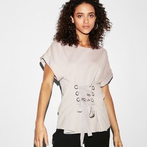 NWOT Express corset blouse